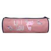 Trousse ronde Lililou - 1 compartiment - rose - Bagtrotter