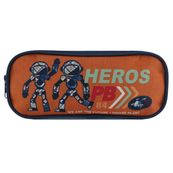 Trousse rectangulaire Poivre Blanc - 2 compartiments - orange - Bagtrotter