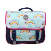Cartable Phileas 38 cm - 2 compartiments - arc-en-ciel - Bagtrotter