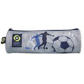 Trousse ronde Ligue 1 - 1 compartiment - gris - Bagtrotter