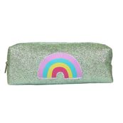Trousse rectangulaire Arc-en-ciel - 1 compartiment - vert - Bagtrotter
