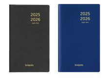 Agenda de poche Genova 16 mois - 1 semaine sur 2 pages - 9 x 16 cm - 2 couleurs disponibles - Brepols