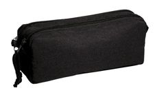 Trousse rectangulaire School 2 compartiments - noir - Carpentras