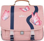 Cartable Ooban's Butterfly - 35 cm - 2 compartiments - rose - Oberthur