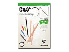 Clairefontaine Cray'On - Bloc papier à dessin - A4 - 30 feuilles
