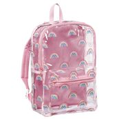 Sac à dos maternelle translucide Baby Kawaii Rainbow - 1 compartiment - Viquel