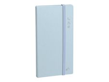 Quo Vadis Pastel - Carnet d'adresses répertoire de poche - 8,8 x 17 cm - bleu clair