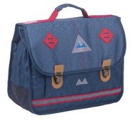 Cartable marternelle Poids Plume Confettis - 35 cm - 2 compartiments - bleu marine - Kid'Abord