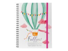 Legami - Carnet notebook 3-en-1 - A4 maxi - ballon à air