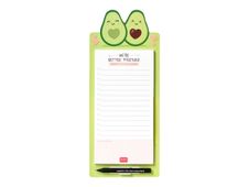 Legami Don't Forget - Bloc-notes magnétique - 11 x 28 cm - 60 feuilles - avocat