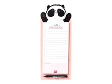 Legami Don't Forget - Bloc-notes magnétique - 11 x 28 cm - 60 feuilles - panda