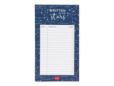 Legami - Bloc-notes 11 x 19 cm - 70 feuilles - étoiles