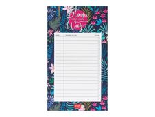 Legami - Bloc-notes - 11 x 19 cm - 70 feuilles - floral