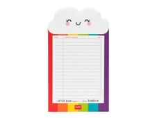 Legami - Bloc-notes 11 x 19 cm - 70 feuilles - arc-en-ciel