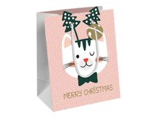 Clairefontaine Cat'Mas - Sac cadeau - 17 cm x 6 cm x 22 cm - rose