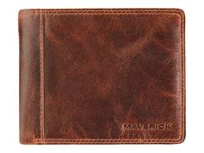 Maverick The Original - Portefeuille RFID avec 2 pochettes pour les billets - cuir