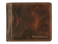 Maverick The Original - Portefeuille RFID avec poche pour la monnaie - cuir