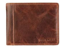 Maverick The Original - Portefeuille RFID avec porte-cartes amovible - cuir