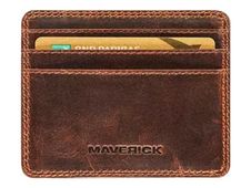 Maverick The Original - Portefeuille Magic RFID avec porte-cartes - cuir