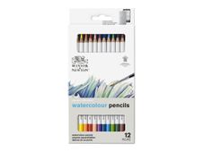 Winsor & Newton Studio Collection - pack de 12 crayons de couleur aquarellables - coloris assortis