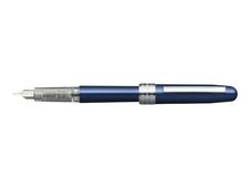 Platinum Plaisir - Stylo plume pointe moyenne - bleu