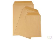 Quantore - 1000 Enveloppes 114 x 162 mm - 70 gr - sans fenêtre - brun 