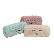 Trousse rectangulaire Fourrure - 1 compartiment - disponible dans différentes couleurs - Exacompta