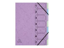 Exacompta Aquarel Harmonika - Trieur 7 positions - disponible dans différentes couleurs