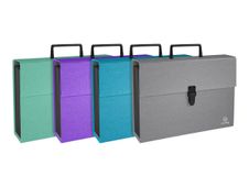 Exacompta Teksto - Valisette trieur à soufflet 18 compartiments - A4 - pour 540 feuilles - disponible dans différentes couleurs