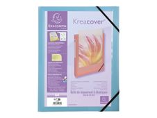 Exacompta Kreacover Pastel - Boîte de classement personnalisable - dos 40 mm - disponible dans différentes couleurs pastels