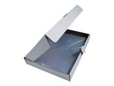 Exacompta - 100 Pochettes coin - A4 - 12/100 - cristal transparent