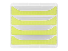 Exacompta Chromaline BigBox - Module de classement 4 tiroirs - vert transparent