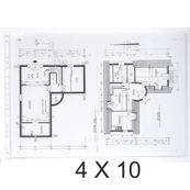 Exacompta - 4 Packs de 10 Pochettes perforées - A3 paysage - 12/100