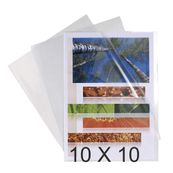 Exacompta - 10 Packs de 10 Pochettes coin avec encoches - A4 - 20/100 - cristal