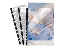 Exacompta - 10 Packs de 100 Pochettes perforées - A4 - 9/100 - cristal