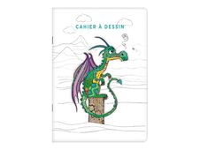 Kiub - Carnet à dessin A5 - 48 pages - dragon