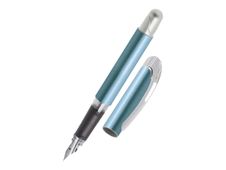 Online College Metallic - Stylo plume bleu