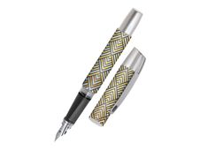 Online Campus Pastel Style - Stylo plume - golden squares