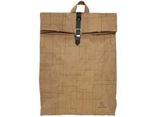 Exacompta Eterneco - Sac à dos pour ordinateur portable 15" - brun motifs géométriques