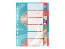 Esselte Colour'Breeze - Intercalaire 6 positions - A4 - polypropylène multicolore
