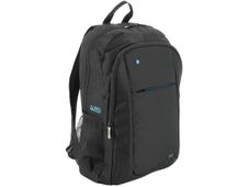 Mobilis THE ONE Recycled - Sac à dos pour ordinateur portable 14-15,6" - zip bleu - 30% recyclé - noir 
