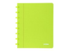 Atoma - Cahier polypro A5 - 144 pages - petits carreaux (5x5 mm) - vert