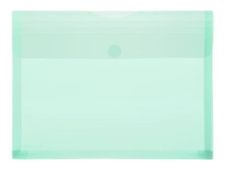 FolderSys - Pochette velcro - pour A4 - pour 250 feuilles - vert transparent