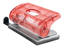 Rapid Colour'Breeze - Mini perforateur 2 trous - pour 10 feuilles - corail