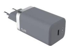 Force Power - chargeur secteur pour smartphone - USB-C - gris - 65 Watt