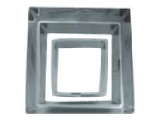 Graine Creative - ensemble de 3 emporte-pièces - carré