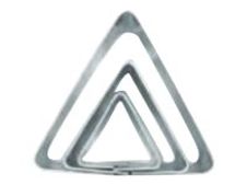 Graine Creative - ensemble de 3 emporte-pièces - triangle