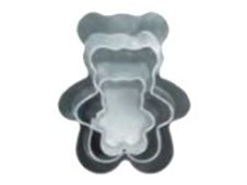 Graine Creative - ensemble de 3 emporte-pièces - ourson