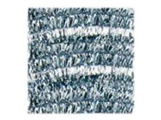 Graine Creative - 2 fils chenille- 6 mm x 5 m - argent
