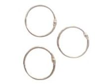 Graine Creative - sachet de 5 anneaux porte-clés - 40 mm